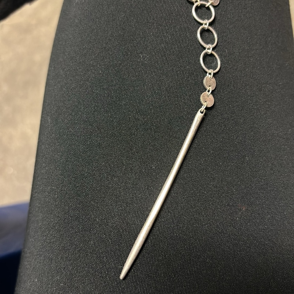 Sterling silver long necklace - brand new! - Picture 5 of 6